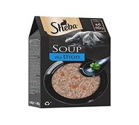 Sheba Multipack Soup - Comida húmeda para Gatos en Bolsa de porciones - Atún - 40 x 40 g
