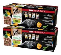 SHEBA Nature's Collection in Sauce - Comida húmeda para Gatos (MSC) en Bolsa de porciones - 72 x 85 g