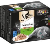 Sheba Porciones bolsa Saborina variedad en salsa 48x85g en multipack