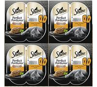 Sheba Portions - Comida húmeda para Gatos en Cuenco - paté Elegante con Pavo tierno - 24 x 75 g