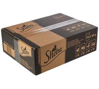 Sheba Saba Gato Forro Selection en Salsa/Forro húmedo sin Color Artificiales conservantes