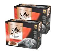 Sheba Sachet Selección En Salsa Sabores Jugosos 2x(12x85g)
