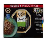 Sheba Sauce Collection - Comida húmeda para Gatos (MSC, 32 x 85 g)