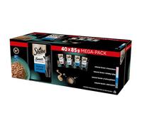 Sheba Sauce Collection Bolsas frescura Comida húmeda Selección de Pescado para Gato Adulto 4 variedades 40x85g