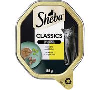 Sheba Schale Classics con ternera y pollo 85gx22