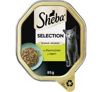 Sheba Selección de cuencos en salsa bocaditos de conejo 85gx22