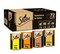 Sheba Selection in Sauce - Comida para Gatos en Paquete Fresco, pienso húmedo para los Momentos de mimo Diario