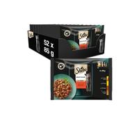 Sheba Selezione Comida Húmeda para Gatos Selección de en Salsa, Multipack (Pack de 13 x 4 bolsitas x 85g)