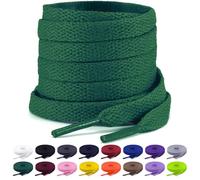 Shecret 2 Pares de Cordones, Cordones Planos de 8mm, Cordones Zapatillas Deporte Para Zapatillas Deportivas, Correr, Adultos, Niños, Poliéster