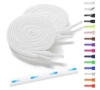 Shecret 2 Pares de Cordones Elásticos - Cordones Elásticos Sin Nudo, 7 mm Ancho, Planos, Cordón de Zapato Sin Atar para Niños y Adultos
