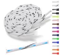 Shecret 2 Pares de Cordones Elásticos - Cordones Elásticos Sin Nudo, 7 mm Ancho, Planos, Cordón de Zapato Sin Atar para Niños y Adultos