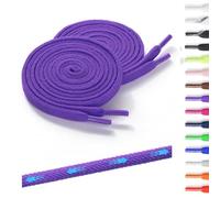 Shecret 2 Pares de Cordones Elásticos - Cordones Elásticos Sin Nudo, 7 mm Ancho, Planos, Cordón de Zapato Sin Atar para Niños y Adultos
