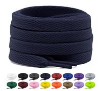 Shecret 2 Pares de Cordones Planos de 8mm Para Zapatillas Deportivas, Correr, Adultos, Niños, Poliéster