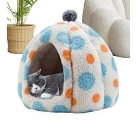 Shed De Chats Chauffés - Enclos De Chat Chauffé, Refuge Pour Chats Intérieurs | Meubles D'animaux Chauds, Lit De Chaton Confortable Réglable, Coussin Portable Coussin Résistant Aux Chats Refuges Pour