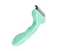 Shedding Brush - Self Cleaning Grooming, Puppy Hair Removal, Stainless Steel Pins, Retractable Bristle Design, Pet Hygiene Equipment, Blue Massage Tool For Long Short Bathing All Breeds