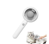Shedding Cat Brush, Dog Grooming Brush, 7.8x3.35x2.05 inch Sturdy & Built in Spray Function, Puppy Comb With Own Cleaning Button for All Pets This Hygiene Tool is a must have