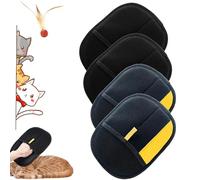 Shedly Sweep Pro, guante Shedly Sweep Pro, removedor electrostático de pelo de mascotas reutilizable de doble cara para sofá, ropa, alfombras (mezcla, 4 piezas)
