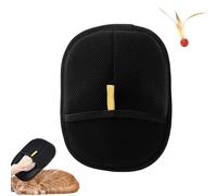 Shedly Sweep Pro, guante Shedly Sweep Pro, removedor electrostático de pelo de mascotas reutilizable de doble cara para sofá, ropa, alfombra (negro, 1 unidad)