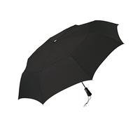 ShedRain Paraguas WindPro Jumbo con apertura y cierre automático, Black, Talla única, Compacto