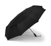 ShedRain Vortex V2 - Paraguas de viaje plegable automático y compacto, resistente al viento, doble toldo ventilado para lluvia y viento, protege de la lluvia, el sol y el viento, túnel de viento