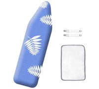 SheeChung Funda para Tabla de Planchar de 30,5 x 106,7 cm, 100% algodón, Resistente, Alta adherencia para Tablas de Planchar para Colgar en la Puerta o integradas en la Pared, Cubierta/Almohadilla