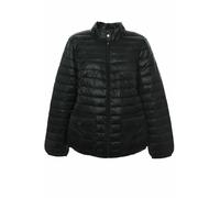 sheego Chaqueta Acolchada Exterior Anorak con Cuello Alto Negra Mujer