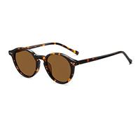 SHEEN KELLY Acetato polarizado de moda oval gafas de sol ovaladas para hombres mujeres con lente teñida Johnny Depp Style Retro gafas