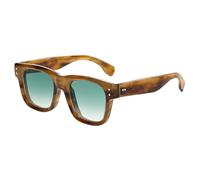 SHEEN KELLY Gafas de sol cuadradas gruesas retro para hombres y mujeres, gafas rectangulares de moda con montura negra de tortuga, gafas de los años 70 y 80