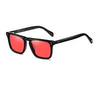 SHEEN KELLY Tony Stark gafas de sol polarizadas placa cuadrada material marco hombres y mujeres gafas de sol clásicas Downey iron man lente de vidrio