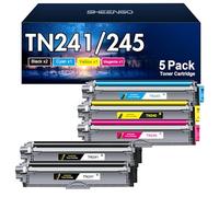 SHEENGO TN241 TN245 Compatible para Brother MFC 9332CDW Toner DCP 9022CDW MFC 9142 CDN HL-3142CW MFC-9332CDW MFC-9142CDN DCP-9022CDW DCP-9020CDW HL-3152CDW HL-3140CW TN245C TN245C TN245C 45Y TN2 45M