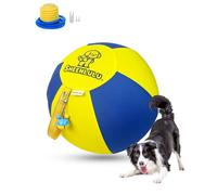 SHEENLULU Pelota de pastoreo para perros, bolas de perro de 18 pulgadas con mango y campana, pastor australiano, Border Collie, perro ganado, juego al aire libre de razas grandes