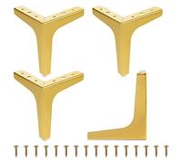 SHEENO - Juego de 4 Patas de Muebles de Metal, 10 cm, Patas de sofá Triangulares Modernas de Metal para Armario, sofá, Silla
