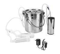 Sheens Ordeñadora Eléctrica Portátil, Kit de 5L para Ovejas y Cabras, Minitype Doméstica, 100-240V Regulaciones Europeas