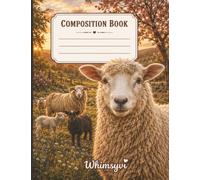 Sheep Composition Book: Lined Journal Featuring Beautiful Sheep Breeds in a Peaceful Countryside Meadow