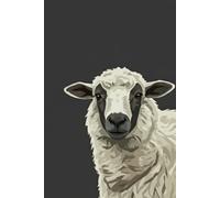 Sheep Cover Design: Aesthetic Journal for Writing, Drawing & Notes | Blank Notebook for School, Work & Creativity.