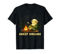 Sheep Dreams, acogedora fogata y malvaviscos para Acampar Camiseta