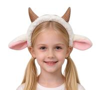 Sheep Ear Headbands Halloween Cosplay Party Decor Headwear | Animals Plush Headband For Kids Adult Booth Celebration Festive Stage School Home