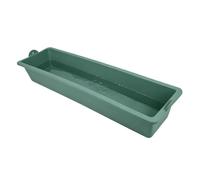 Sheep Feeder, Water Trough Station, 15.35x4.72 Inches Versatile with Stable Feature, Weatherproof Feeding Bowl, Ranch Accessory with Durable Build, Poultry Calves for Outdoor Feeding
