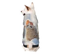 Sheep in The Snow - Sudadera con capucha para perros pequeños, suaves y transpirables, ropa para mascotas pequeñas