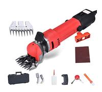 Sheep Shears 1000W Shear Machine Heavy Duty Electric Grooming Clippers Farm Animal Shave Tool con 6 velocidades ajustables para mascotas Lana Ganado 9 Stra