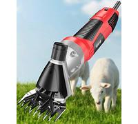 Sheep Shears 1000W Shear Machine Heavy Duty Electric Grooming Clippers Herramienta de afeitado de animales de granja con 6 velocidades ajustables para mascotas Lana Ganado 13 Str