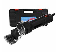 Sheep Shears Electric Animal Clippers - Tijeras de animales para ovejas, alpacas, llamas, cabras y animales de granja - 680 W Juego de herramientas de podadoras de mano para esquila de ganado, negro