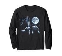 Sheep Shirt Sheep and Wolf Howling at The Moon Manga Larga
