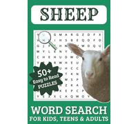 Sheep Word Search Puzzle Book: 50+ Relaxing Word Search Puzzles Inspired by Sheep, Wool, and Farm Life