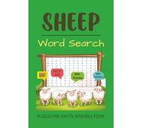 Sheep Word Search Puzzle Book: Fun Word Searches with Easy to Read Print about Sheep, Sheep Farming, Wool Yarn and More / 6x9 inches, 110 pages / 50+ ... Relaxation Moments (Word Search Puzzle Books)