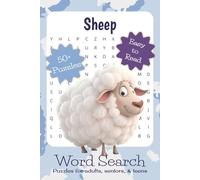 Sheep Word Search Puzzle Book: Word Searches with Easy to Read Print about Sheep, Barn Animals, Farming, and More | 6x9 inches, 110 pages | 50+ ... for Vacations, Holidays, and Leisure Time