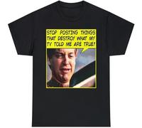 Sheeple SEZ Stop Posting Things That Destroy What My TV Told me Short Sleeve tee Black L