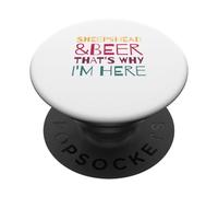 Sheepshed & Beer That's Why I'm Here - Juego de Cartas Divertido PopSockets PopGrip Adhesivo