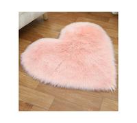 Sheepskin Shaggy Rug Extra Soft Faux Sheepskin Shaggy Rug Universal Rug for Chair, Sofa, Bed (Light Pink 70 x 90 cm)