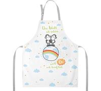 Sheepworld 47098 World ist schön Baumwolle, 87 cm x 70 cm, Multicolor Delantal